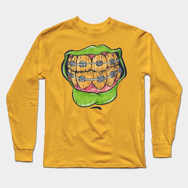 Just Smile Long Sleeve T-Shirt by JGTsunami